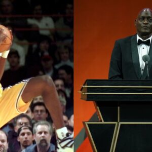 Kobe Bryant (L) and Michael Cooper (R)