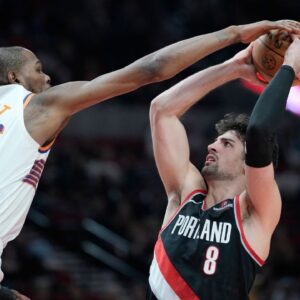 Kevin Durant NBA: Phoenix Suns at Portland Trail Blazers