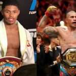 Shakur Stevenson (L), Alex Pereira (R)