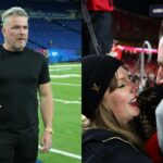 Pat McAfee, Travis Kelce and Taylor Swift