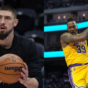 Alex Len (L), Dwight Howard (R)