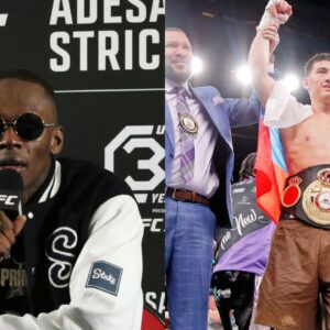Israel Adesanya (L), Dmitry Bivol (R)