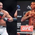 Sean Strickland (L), Israel Adesanya (R)