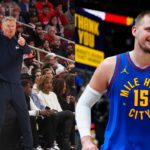 Steve Kerr(L) and Nikola Jokic(R)