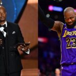 Damon Wayans(L) and LeBron James(R)