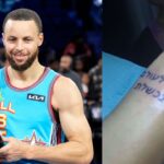 Steph Curry and his tattoo
