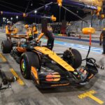 Lando Norris (GBR) McLaren F1 Team (GBR) MCL39 Mercedes, during the pre-season test, at the Bahrain International Circuit in Sakhir