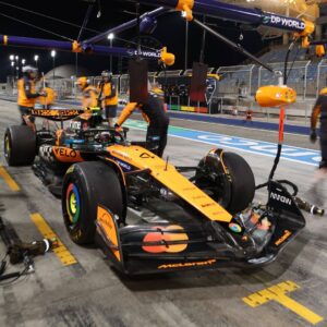 Lando Norris (GBR) McLaren F1 Team (GBR) MCL39 Mercedes, during the pre-season test, at the Bahrain International Circuit in Sakhir