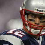 New England Patriots quarterback Tom Brady (12) before Super Bowl XLII at the University of Phoenix Stadium.