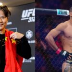 Weili Zhang (L), Alexandre Pantoja (R)