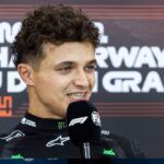 1st position and winner Lando Norris of Great Britain driver of the car MCL38 no 4 of the McLaren Formula One Team