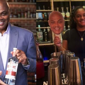 Charles Barkley with his vodka
