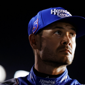NASCAR Cup Series driver Kyle Larson (5) during qualifying for the Daytona 500 at Daytona International Speedway.