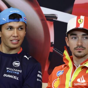 Alexander Albon of Williams and Charles Leclerc of Ferrari during press conference, PK, Pressekonferenz ahead of the Formula 1 Grand Prix of Monaco