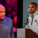 Charles Barkley (L), Jalen Hurts (R)