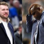 Luka Doncic(L) and Charles Barkley(R)