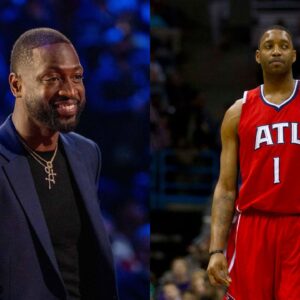 Dwyane Wade (L) and Tracy McGrady (R)