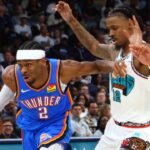 Shai Gilgeous-Alexander NBA: Oklahoma City Thunder at Memphis Grizzlies