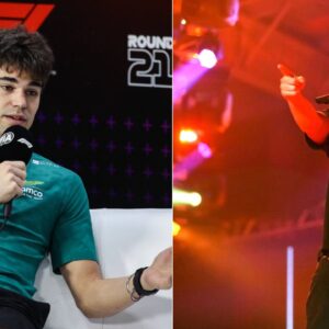 Lance Stroll(L), Drake(R)