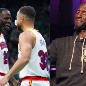 Golden State Warriors (L) and Kevin Garnett (R)