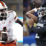 Cam Ward (L); Shedeur Sanders (R)