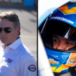 Jeff Gordon (L) and Kyle Larson (R). Image Credits: Imagn.