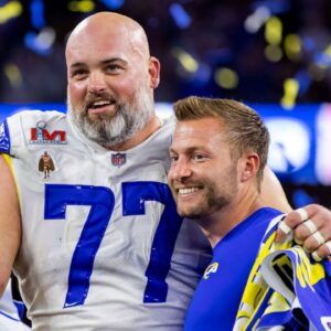 Andrew Whitworth and Sean McVay