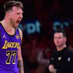 Luka Doncic NBA: Dallas Mavericks at Los Angeles Lakers