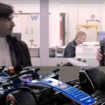 Carlos Sainz (L) and James Vowles (R)