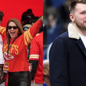 Patrick Mahomes, Randi Martin and Luka Dončić.