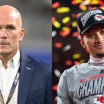 Ravens GM Eric DeCosta, Patrick Mahomes