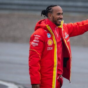 January 22, 2025, Fiorano Modenese, Modena, Italy: The seven time world champion LEWIS HAMILTON (Scuderia Ferrari HP) made his historic debut driving his Ferrari SF-23 during the Fiorano Test