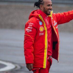 January 22, 2025, Fiorano Modenese, Modena, Italy: The seven time world champion LEWIS HAMILTON (Scuderia Ferrari HP) made his historic debut driving his Ferrari SF-23 during the Fiorano s Test.