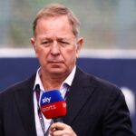 Martin Brundle before the Formula 1 Belgian Grand Prix at Spa-Francorchamps in Spa, Belgium on July 30, 2023
