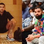 Alex Pereira (L), Drake (R)