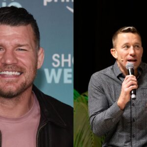 Michael Bisping (L), Georges St. Pierre (R)