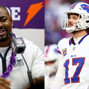 Chris Jones and Josh Allen