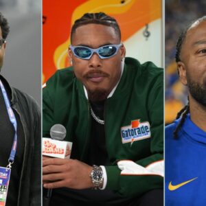 Cris Carter, Justin Jefferson and Larry Fitzgerald