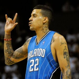 Orlando Magic forward Matt Barnes (22) against the Charlotte Bobcats during the second half in game four of the first round of the 2010 NBA playoffs at Time Warner Cable Arena. The Magic win 99 to 90
