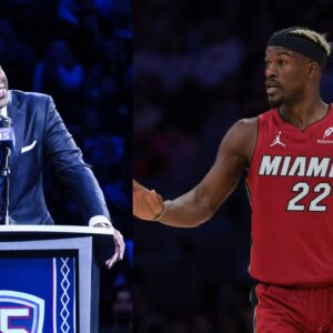 Vince Carter (L) and Jimmy Butler (R)