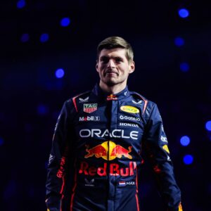 VERSTAPPEN Max (ned), Red Bull Racing RB21, portrait during the F1 75 Live at The O2, F1 2025 season Launch event, on February 18, 2025 in London