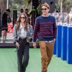 Formula 1 GP Mexico Mexico City George Russell 63, Mercedes AMG Petronas F1 Team and partner Carmen Montero Mundt Formula 1 GP Mexico Mexico City Sunday, 27 10 2024