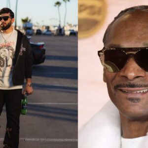 Arman Tsarukyan (L), Snoop Dogg (R)
