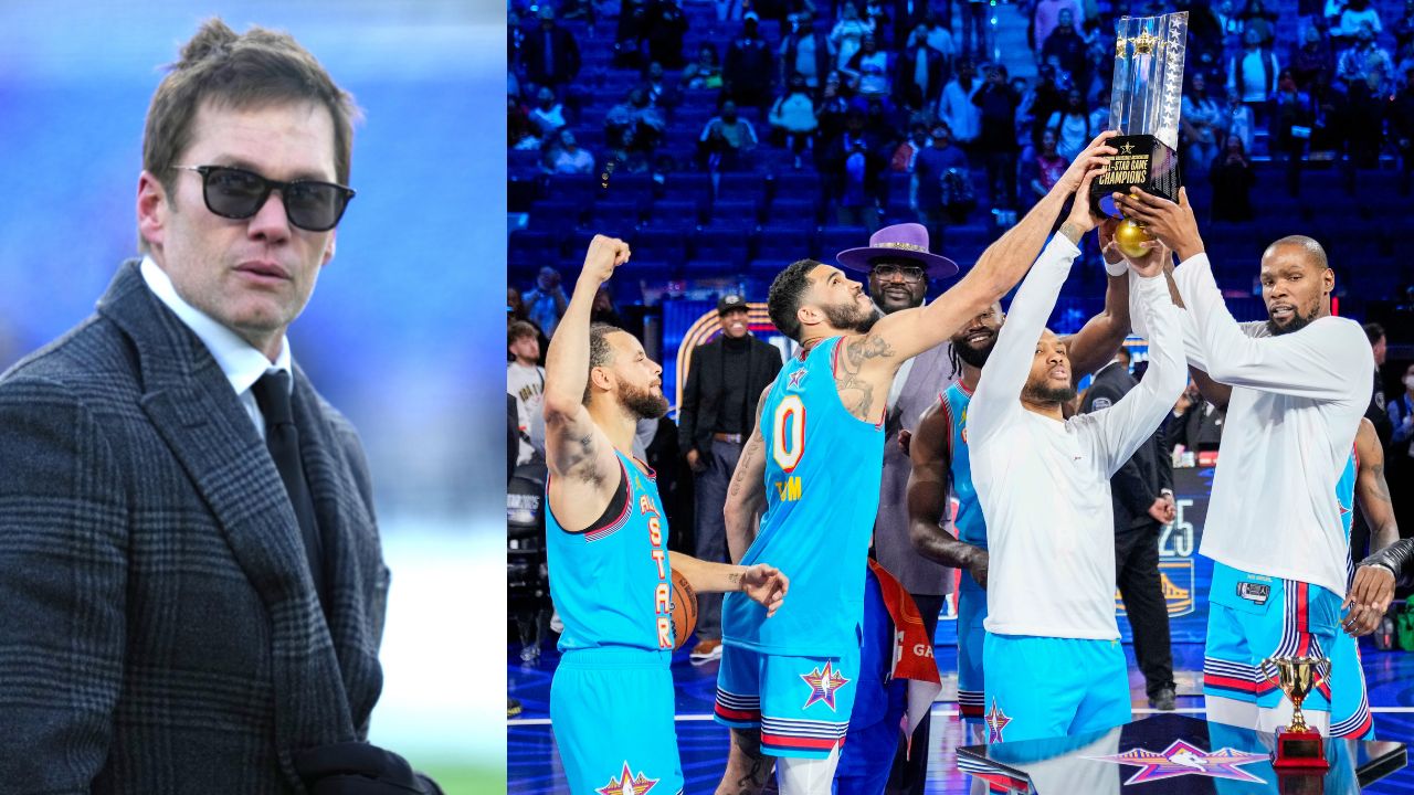 Tom Brady (L), NBA All-Star Weekend Winners (R)