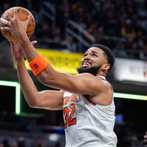 Karl-Anthony Towns NBA: New York Knicks at Indiana Pacers