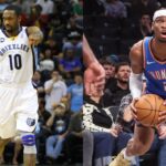 Gilbert Arenas (L), Shai Gilgeous-Alexander (R)