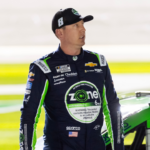 Feb 12, 2025; Daytona Beach, Florida, USA; NASCAR Cup Series driver Kyle Busch (8) during qualifying for the Daytona 500 at Daytona International Speedway. Mandatory Credit: Mark J. Rebilas-Imagn Images