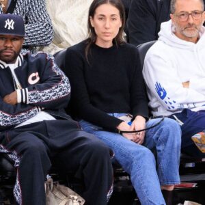 (L) Floyd Mayweather Jr. attends the NBA, Basketball Herren, USA game between the Los Angeles Clippers and the Los Angeles Lakers on Tuesday February 4, 2025 at Intuit Dome Arena in Inglewood, California.