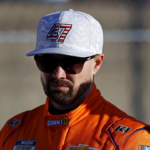 NASCAR Cup Series driver Ricky Stenhouse Jr. (47) walks the track before practice for the Clash at Bowman Gray at Bowman Gray Stadium.