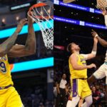 Dwight Howard (L), Mark Williams (R)